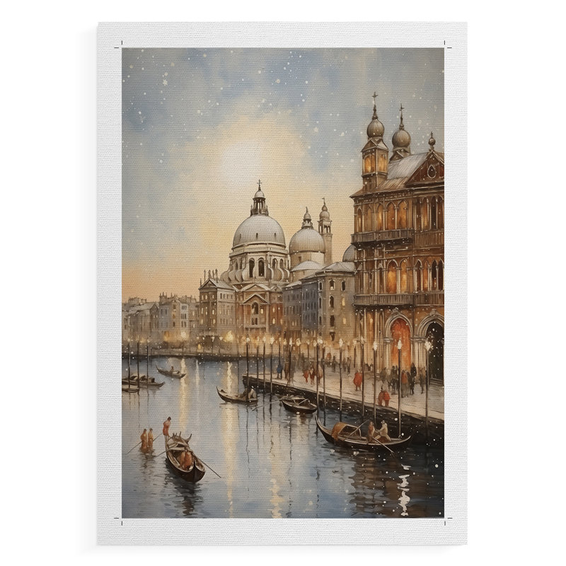 Art de Noël des Fêtes de Noël - impression sur toile seulement - non encadrée, H 60 po x l 40 po