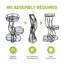 Supports à plantes ronds