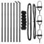 Vidaxl Chain Link Fence With Posts Steel-116797825-116797834