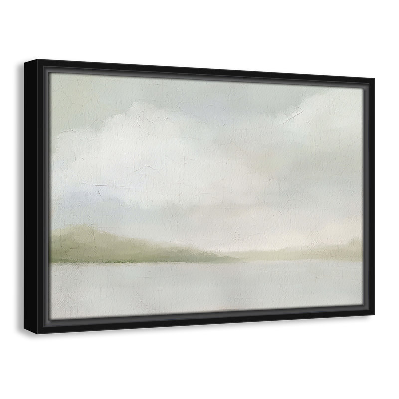 Queensland - Toile avec cadre flottant, H 13,5 po x l 19,5 po, Noir