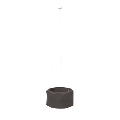 Pot à fleurs suspendu en résine Marquis