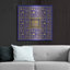 Bungalow Rose « Hanukah Wrap » par Andrea Strongwater – Décoration murale en métal, 91 cm x 91 cm