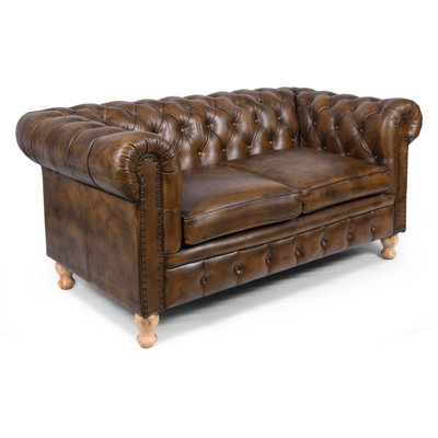 2 Seater Leather Sofa