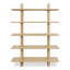 Casey Large Bookcase Dark Brown-1554431099