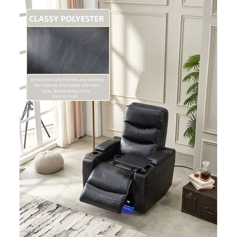 Fauteuil inclinable électrique, Noir