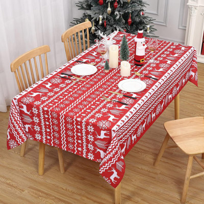 Akiylah Rectangle Chevron Tablecloth