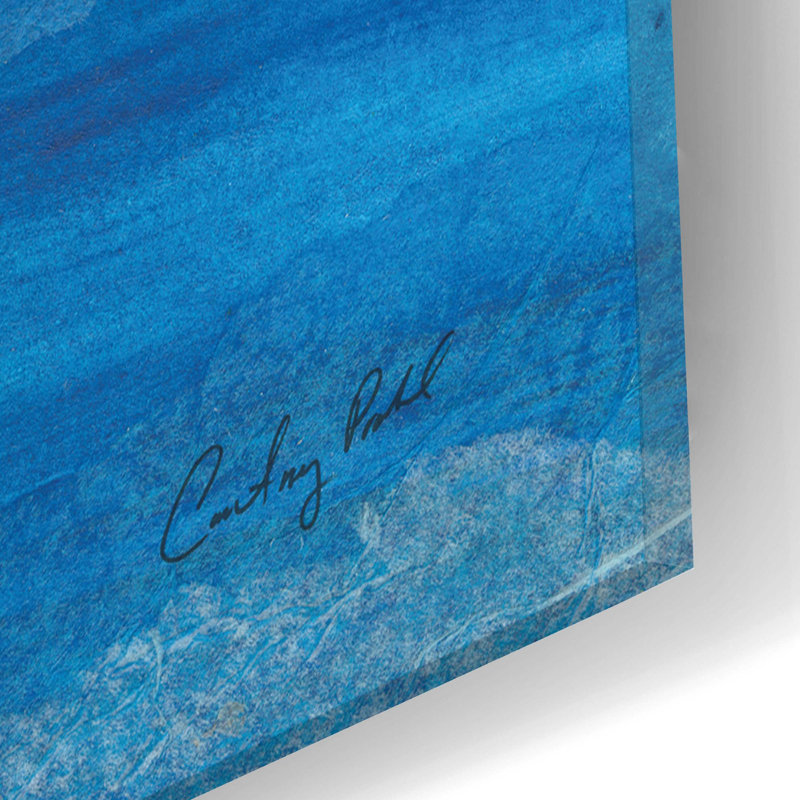 «Sailing Together II» par Courtney Prahl, art mural en verre acrylique, H 24 po x l 16 po x P 0,2 po