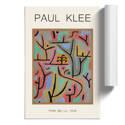 Park Scene by Paul Klee - No Frame Print