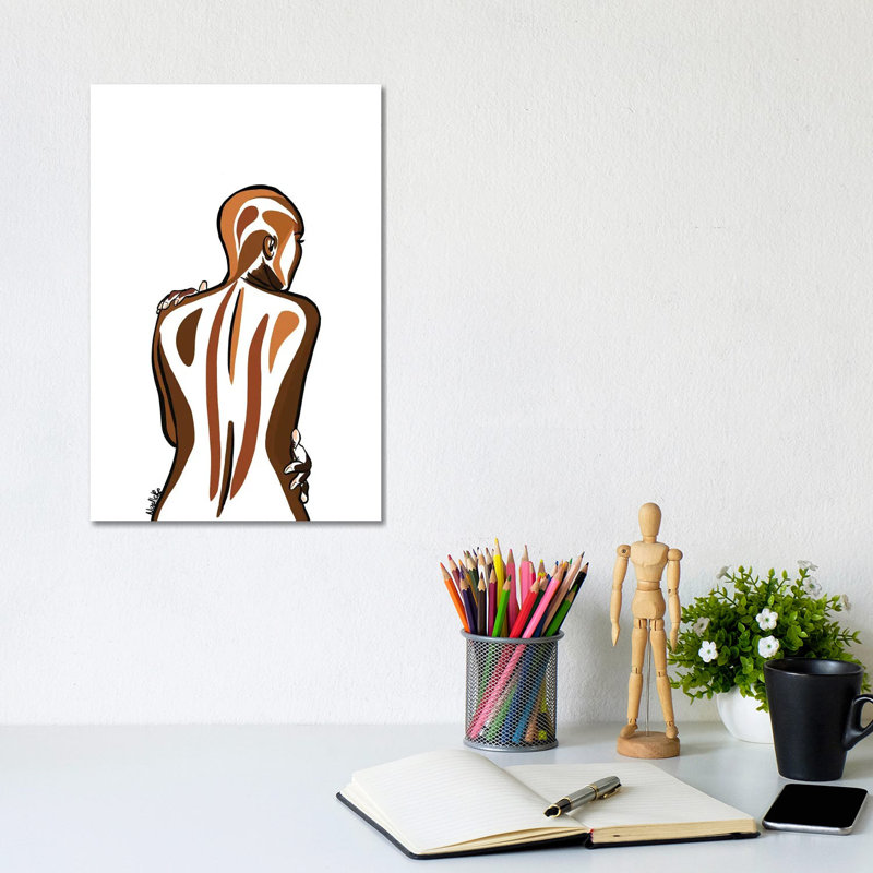 Bald And Beautiful II by NoelleRx - Wrapped Canvas Painting, 20.32 cm H x 30.48 cm W