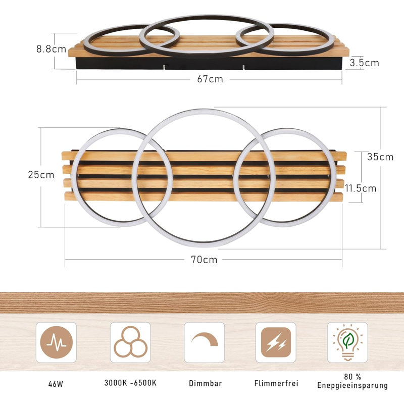 LED Semi Flush Mount