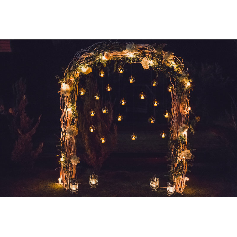 Night Wedding Ceremony by Olegbreslavtsev - Wrapped Canvas Print, 30cm H x 46cm W