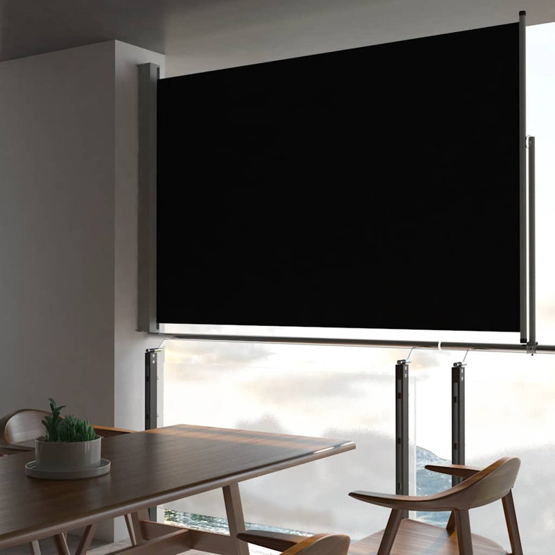 Dakota Fields 300cm W Retractable Side Awning, Black