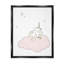 «Casual Unicorn Laying on Cloud regarder Nighttime Stars» par Sweet Melody Designs - cadre flottant, impression sur toile-75843481-75843483