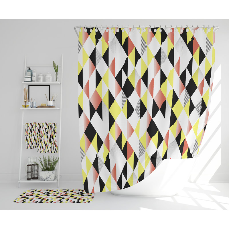 Neimantas Polyester Shower Curtain Set