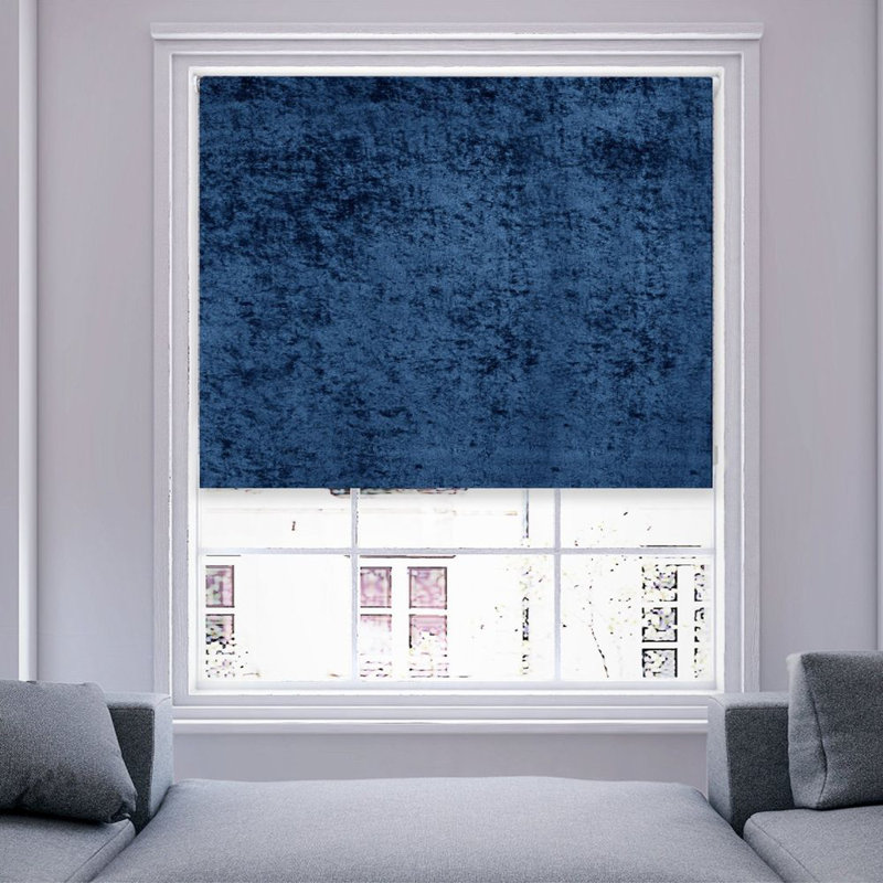 Roller Blind, Midnight Blue, 90cm W x 165cm L