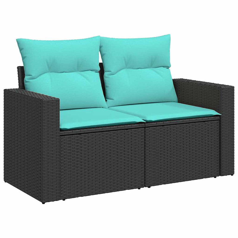 Ensemble de canapé de patio 6 pièces avec coussins pour l'extérieur
