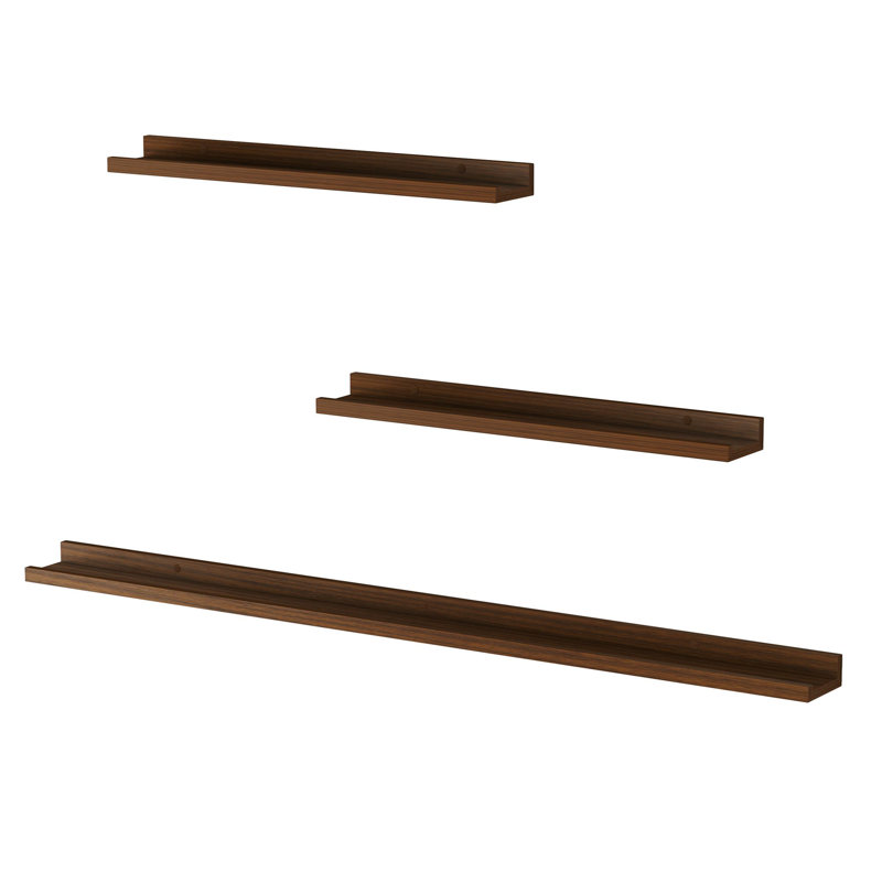 Ledge Preston TJ 48-24-24 po, noyer, multicolore 3 pièces