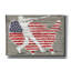 «Usa Flag And Batt» par Art Licensing Studio, art mural sur toile-1386857131