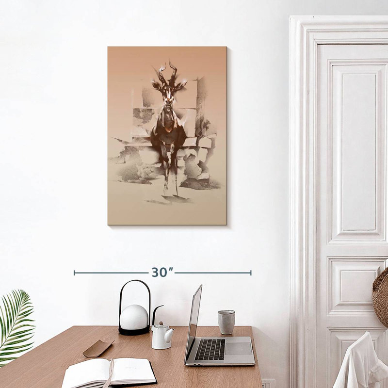 Brampt Antelope Abstract, 30" H x 20" W