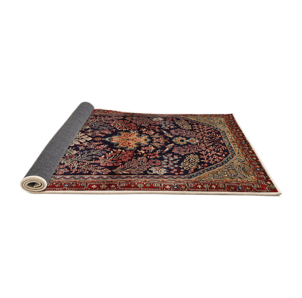 Bungalow Rose Illari Traditional Red/Green Area Rug | Wayfair