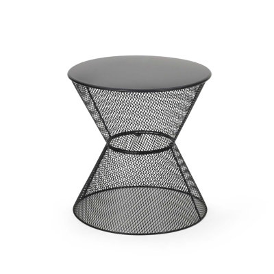 Stylish Hourglass Outdoor Side Table