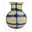 Vase en verre avec design