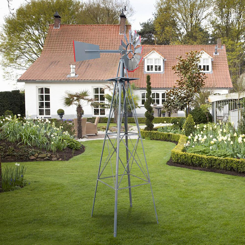 August Grove® Haghni Windmill & Reviews | Wayfair