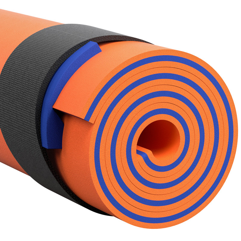 Orange 7' x 3' Tear-Resistant XPE Foam Floating Mat