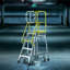 Échelle plateforme en aluminium 4 marches 375 lb