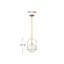 Luminaire suspendu Arie avec abat-jour sphérique-1000846275-1000846284