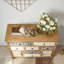 Commode d'appoint avec 7 tiroirs et 2 armoires