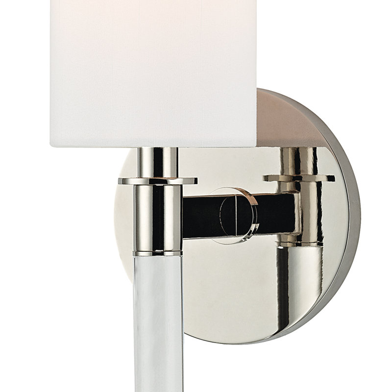Wylie 1 - Light Flush Mounted Sconce, Polished Nickel