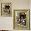 Cadre 11 po x 14 po à décor de paysage doré antique pour bureau 1PC-133329728-133329731-133329732