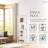 LED Display Shelving Unit - Dimmable Corner Floor Lamp With Sturdy Curio Shelves For Living Room