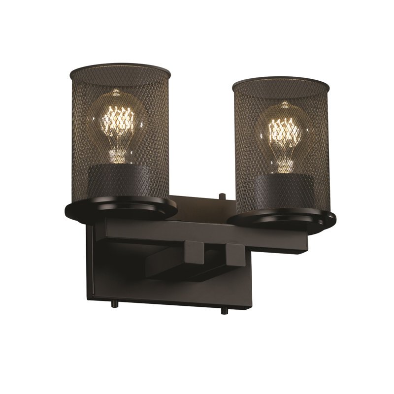 Éclairage pour salle de bain 2 lumières Bennett, Noir mat