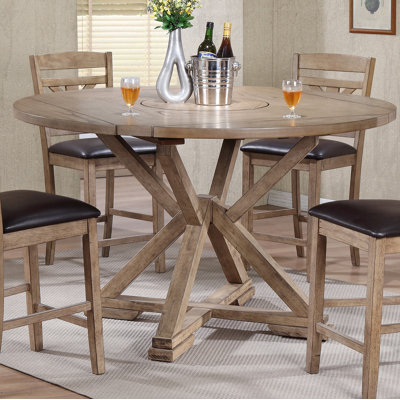Nev Extendable Oval Solid Wood Base Dining Table
