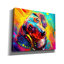 «Curious Dox» par Dean Russo, art mural sur toile, 24 po x 20 po