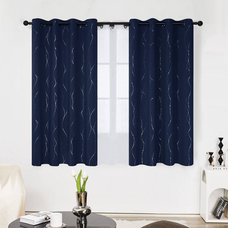 Blackout Curtain Panel Pair, Navy