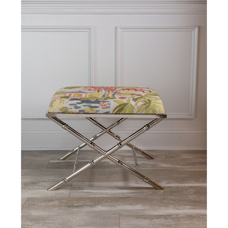Lauderdale Brass Imperial Summer Bench, Nickel