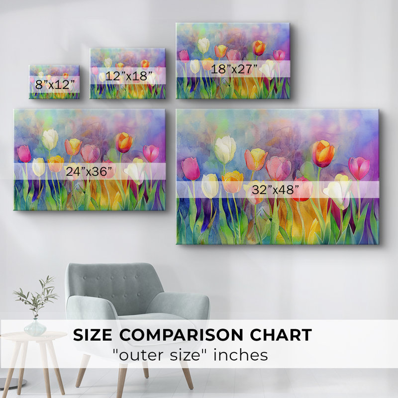Série Floral-Lxxix -Galerie enveloppée Cavas, 40 x 60