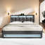 Lit double avec rangement hydraulique, lumières de rangement gris, à DEL et de repos confortables, atmosphère relaxante dans la chambre à coucher-1728563374-1728563372