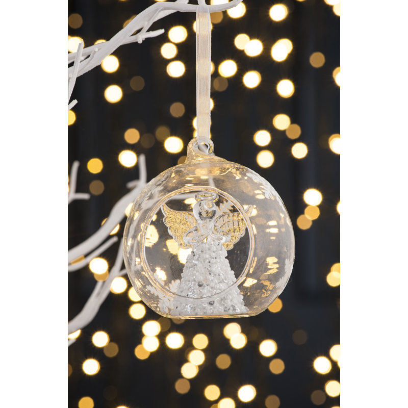 10cm Glass Hanging Figurine Ornament