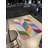 Multi-Colored Abstract Wavy Shape Patterned Modern Decorative Rug-1341832380