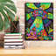 «We Come in Peace» par Dean Russo, art mural sur toile-1358795701