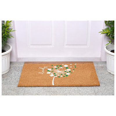Lucky Dandelion  Doormat 24"x36"