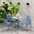4-Person Outdoor Square Dining Set-1803354434