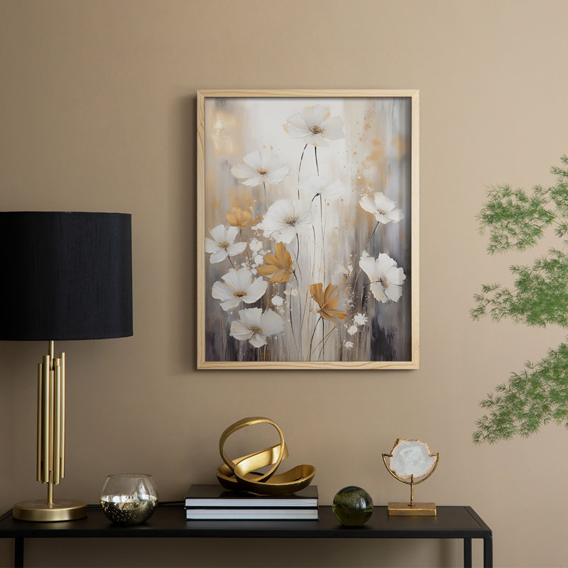 Reproduction encadrée FLORAL Series CCCCXV - bois massif, H 11 po x l 9 po