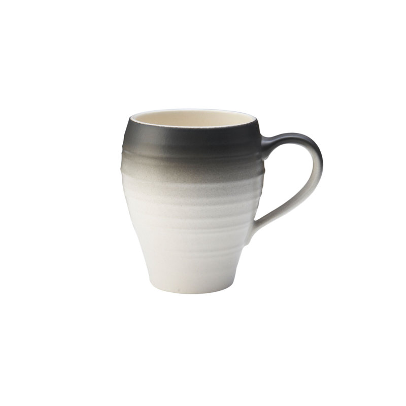 Swirl 4-Piece Place Setting, Service for 1, Ombre Graphite