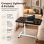 Adjustable Height Iron Computer Desk-1095355130