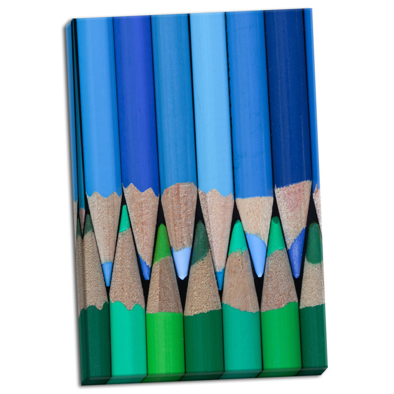 « color crayons i », art sur toile